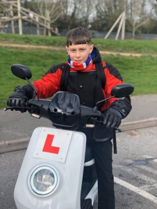 Niu's youngest rider from the UK