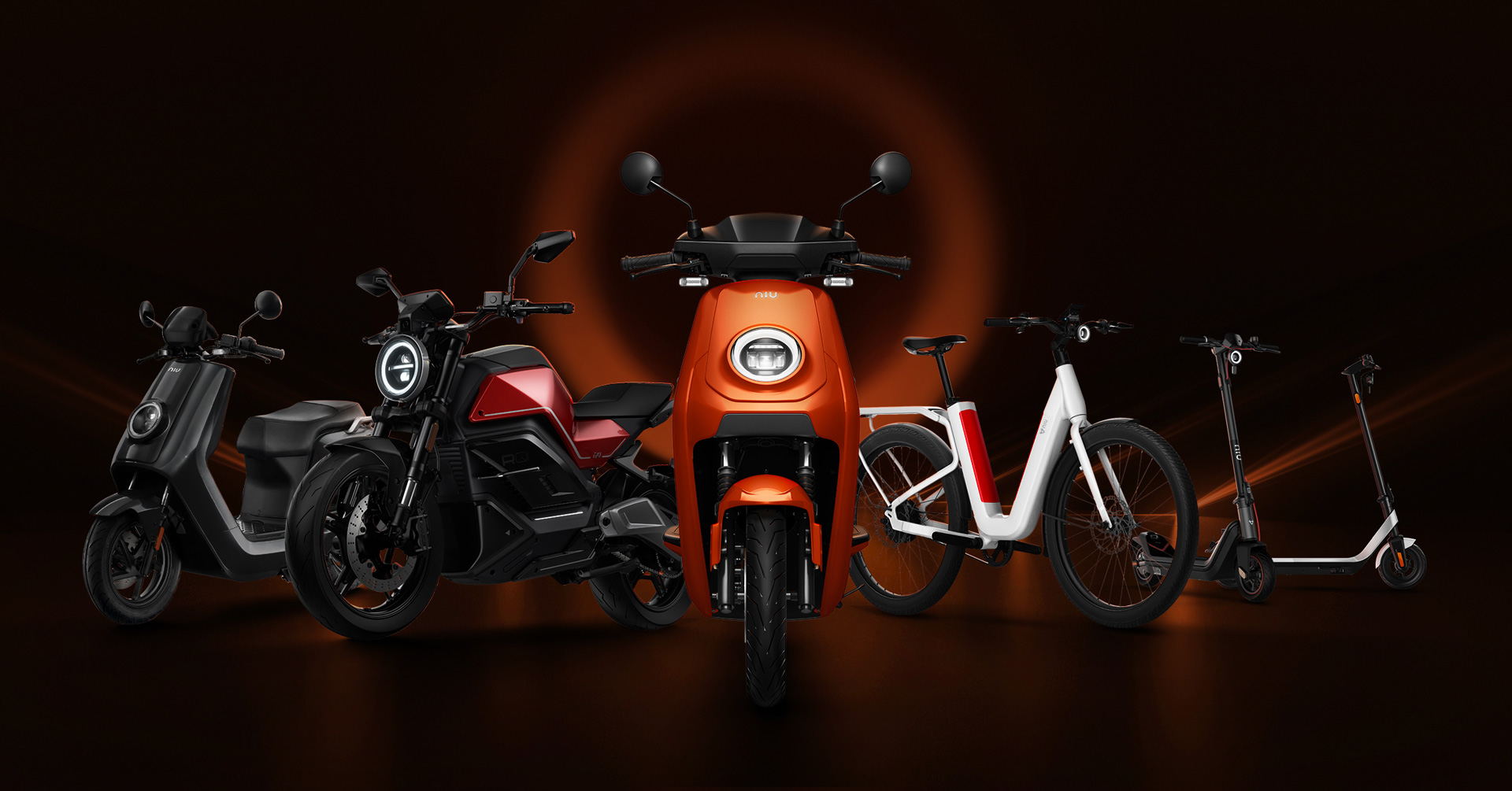 NIU-Produkte auf der EICMA 2021: Elektromotorrad, 125cc-Roller, E-Bike und Tretroller