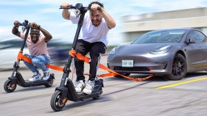 ItsYeBoi towing a Tesla with a KQi3