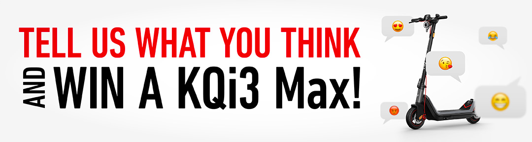 Fill out the NIU Brand Survey and you could win a KQi3 Max!