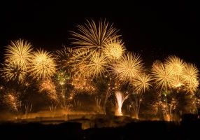 NIU Dealer Awards fireworks display